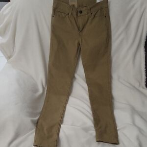 Levi's 711 Skinny Jeans Stylish Tan Pants